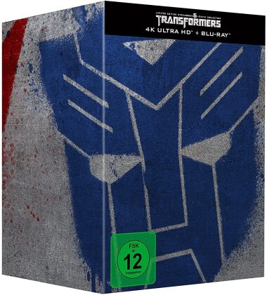 Transformers 1-5 + Bumblebee - 6-Movie Collection (Slipcase, Limited Edition, Steelbook, 6 4K Ultra HDs + 6 Blu-rays)