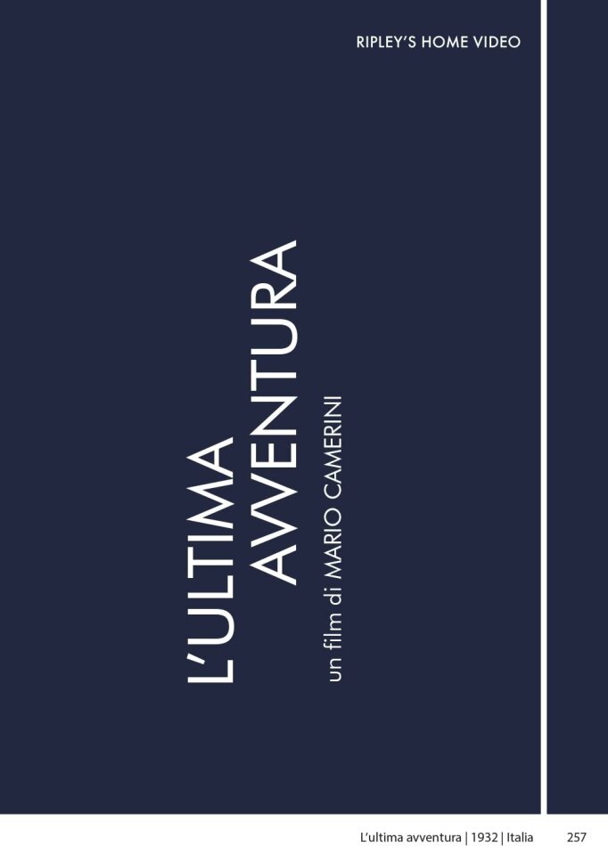 L'ultima avventura (1932) n/b