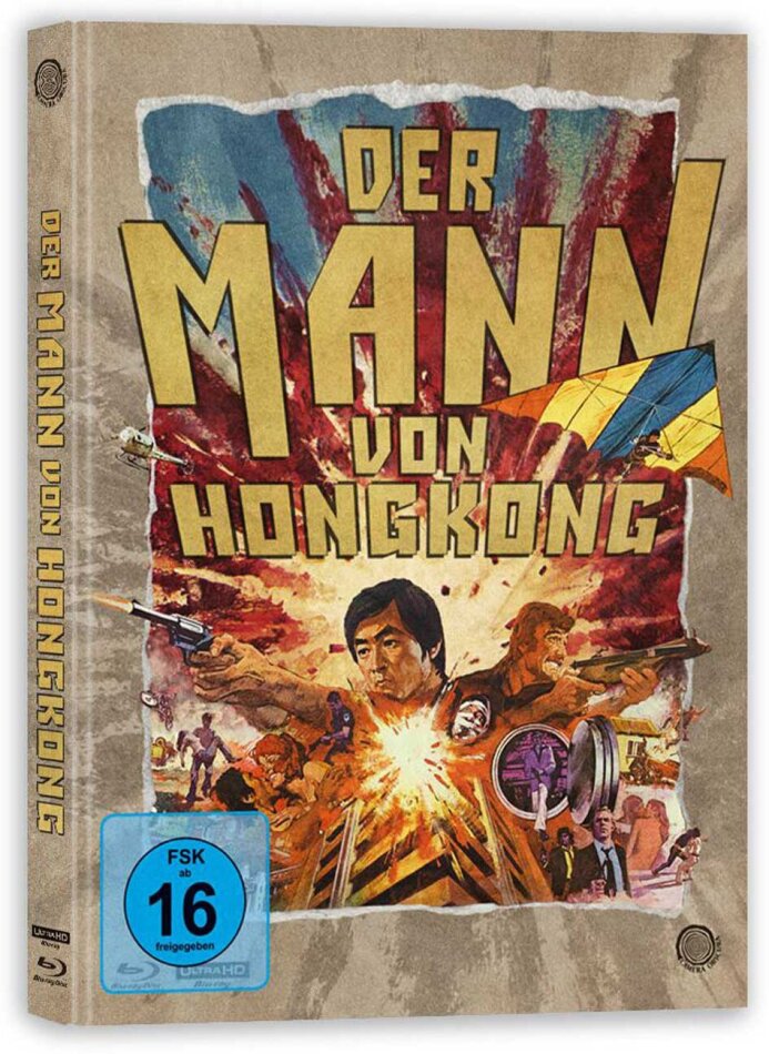 Der Mann von Hongkong (1975) Cover A, Limited Edition, Mediabook, 4K Ultra HD + Blu-ray