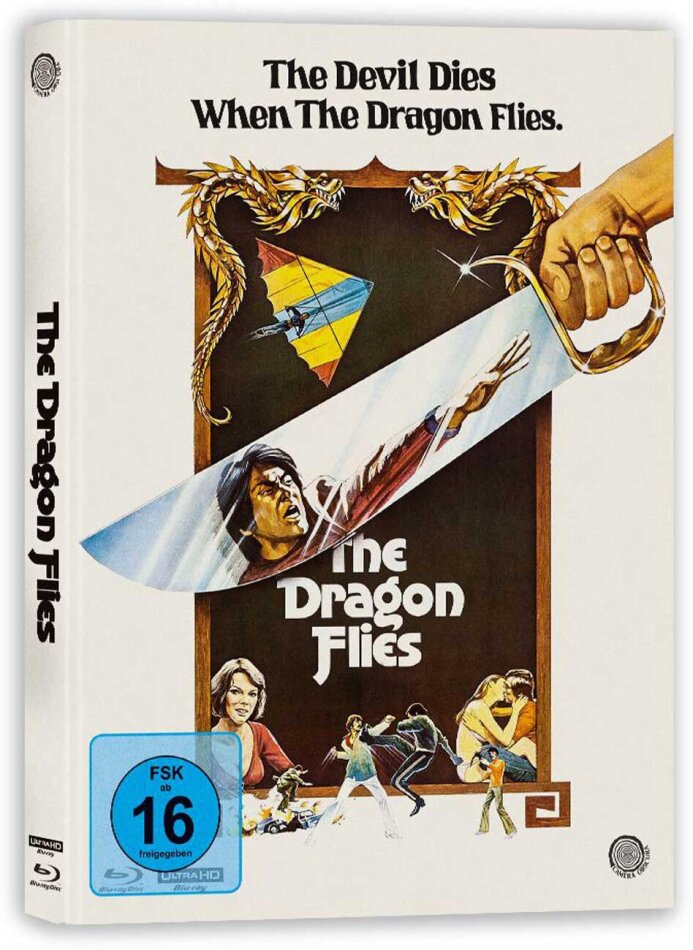 The Dragon Flies (1975) Cover B, Limited Edition, Mediabook, 4K Ultra HD + Blu-ray