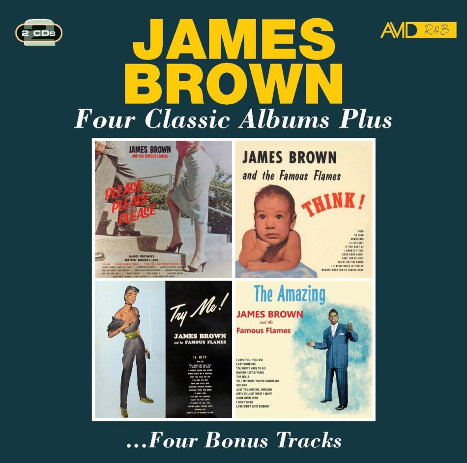 James Brown - Four Classic Albums Plus Avid Records UK, 2 CDs