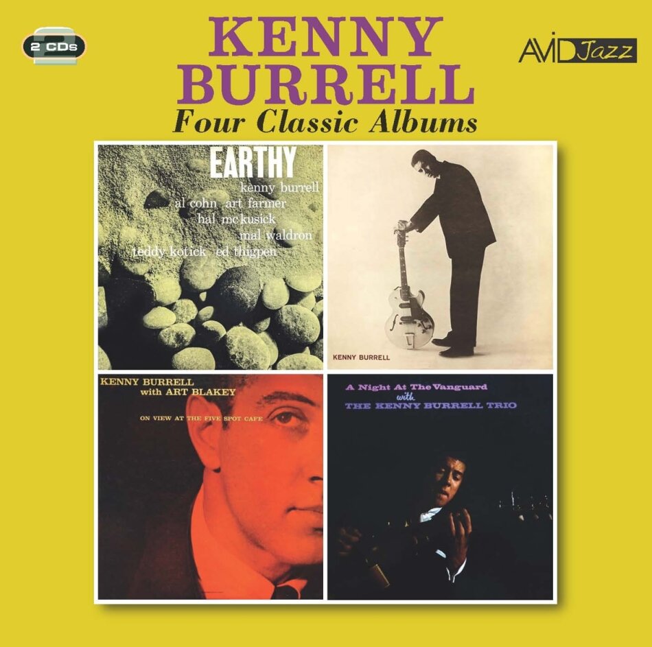 Kenny Burrell - Four Classic Albums 2023 Reissue, Avid Records UK, 2 CDs