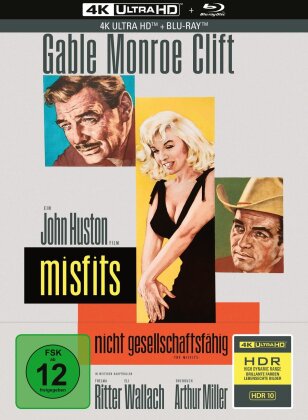 Misfits - Nicht gesellschaftsfähig (1961) (Edizione Limitata, Mediabook, 4K Ultra HD + Blu-ray)