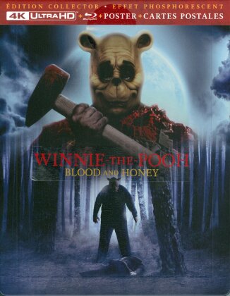 Winnie-the-Pooh - Blood and Honey (2023) (+ Poster, + Postcards, Limited Collector's Edition, Steelbook, 4K Ultra HD + Blu-ray)