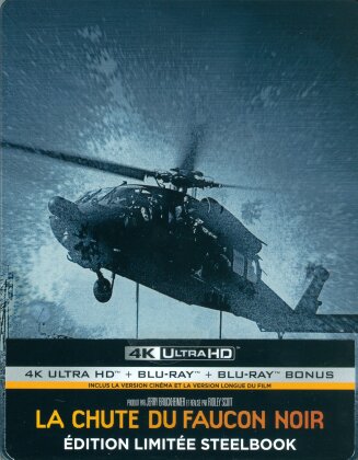 La chute du faucon noir (2001) (Kinoversion, Limited Edition, Langfassung, Steelbook, 4K Ultra HD + 2 Blu-rays)