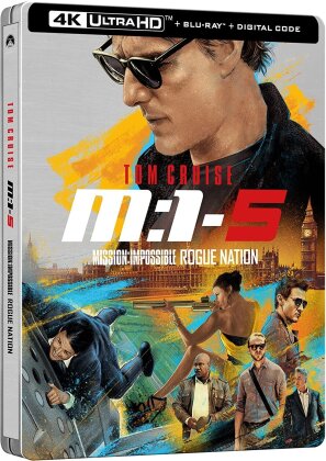 M:I-5 - Mission: Impossible 5 - Rogue Nation (2015) (Limited Edition, Steelbook, 4K Ultra HD + Blu-ray)