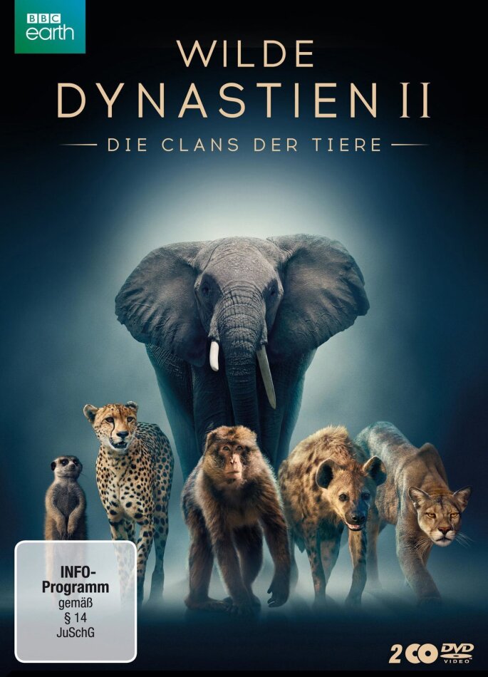 Wilde Dynastien 2 - Die Clans der Tiere (2022) BBC Earth, Uncut, 2 DVDs