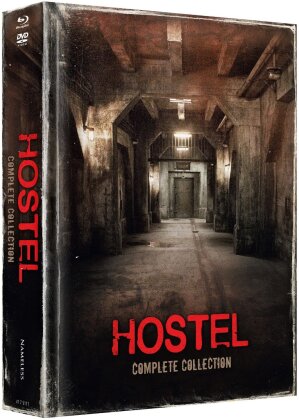 Hostel 1-3 - Complete Collection (Wattiert, Cover A, Big-Book, Limited Edition, Mediabook, 3 Blu-rays + 3 DVDs)