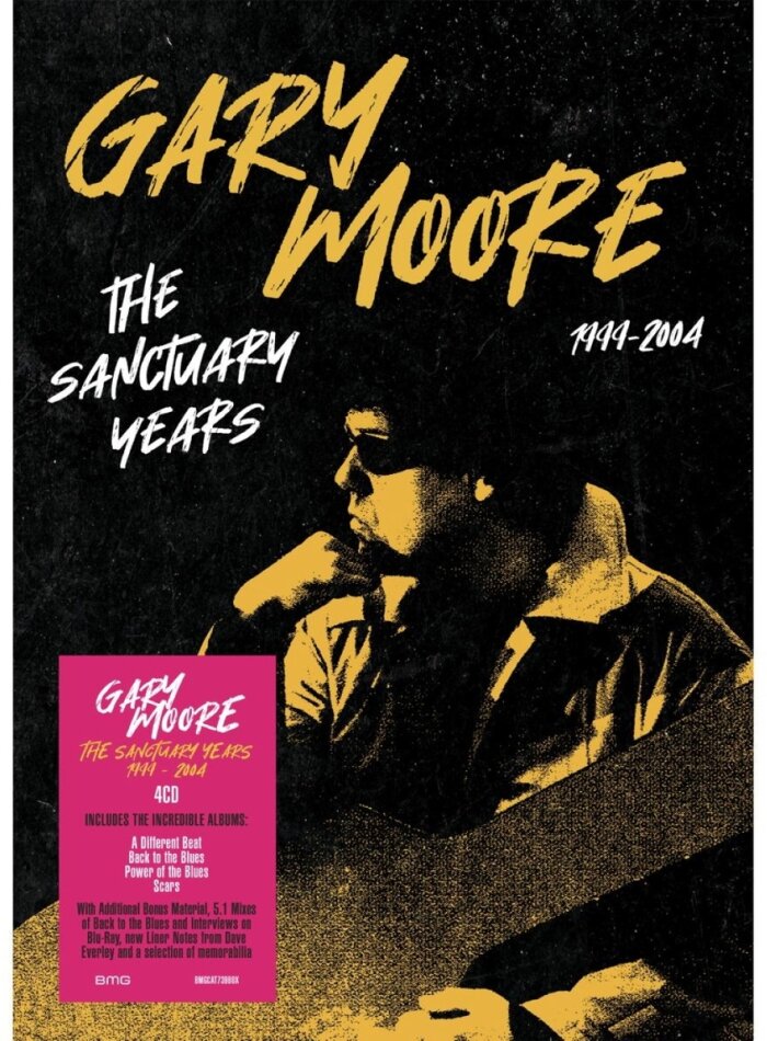 Gary Moore - The Sanctuary Years Boxset, 5 CDs