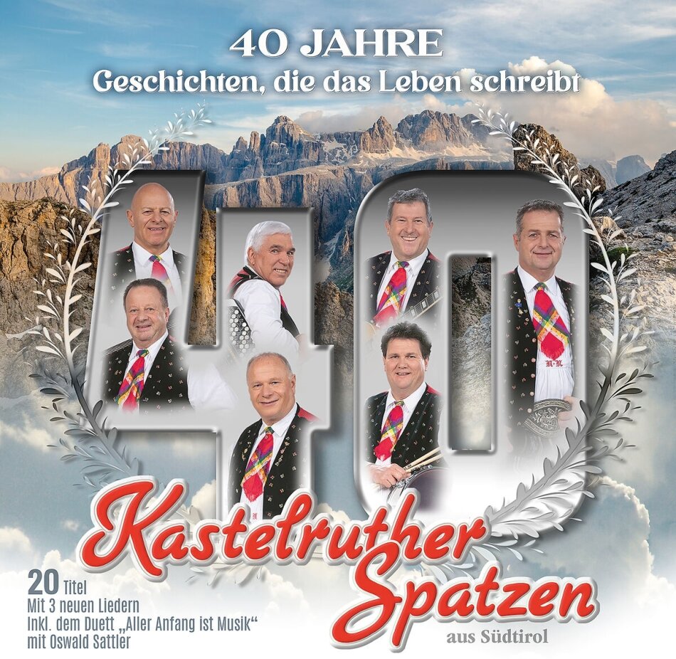 Kastelruther Spatzen - 40 Jahre - Geschichten, Die Das Leben Schreibt 2 LPs