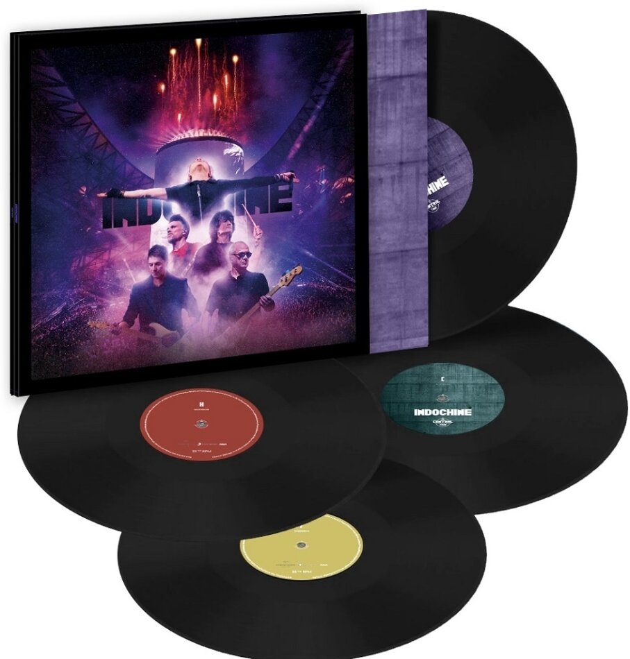 Indochine - Central Tour quadruple vinyle, 4 LP