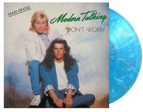 Modern Talking - Don't Worry 2023 Reissue, Music On Vinyl, Limited to 1000 Copies, Blue/White/Black Marbled Vinyl, 12" Maxi