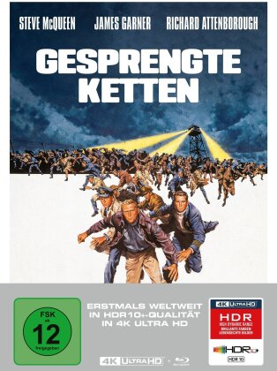 Gesprengte Ketten (1963) (Édition Limitée, Mediabook, 4K Ultra HD + Blu-ray)