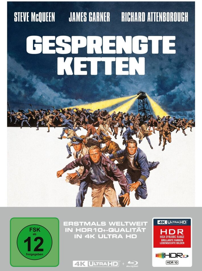 Gesprengte Ketten (1963) Limited Edition, Mediabook, 4K Ultra HD + Blu-ray
