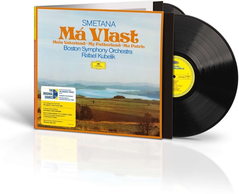 Friedrich Smetana (1824-1884), Rafael Kubelik & Boston Symphony Orchestra - Ma Vlast - Mein Vaterland 2023 Reissue, Deutsche Grammophon, 2 LPs