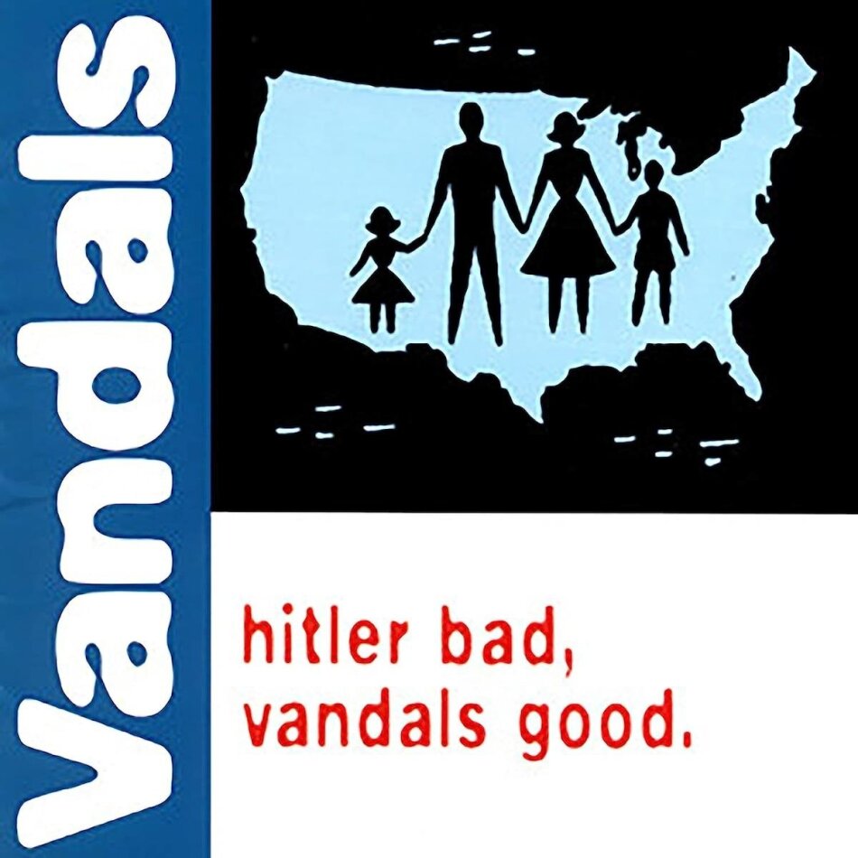 The Vandas - Hitler Bad,Vandals Good 25th Anniversary Edition, Limited Edition, Blue W/White Splatter Vinyl, LP