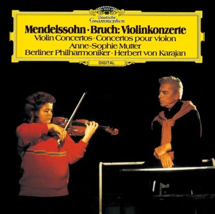 Felix Mendelssohn-Bartholdy (1809-1847), Max Bruch (1838-1920), Herbert von Karajan, Anne-Sophie Mutter & Berliner Philharmoniker - Violin Concertos (Japan Edition, 2023 Reissue)
