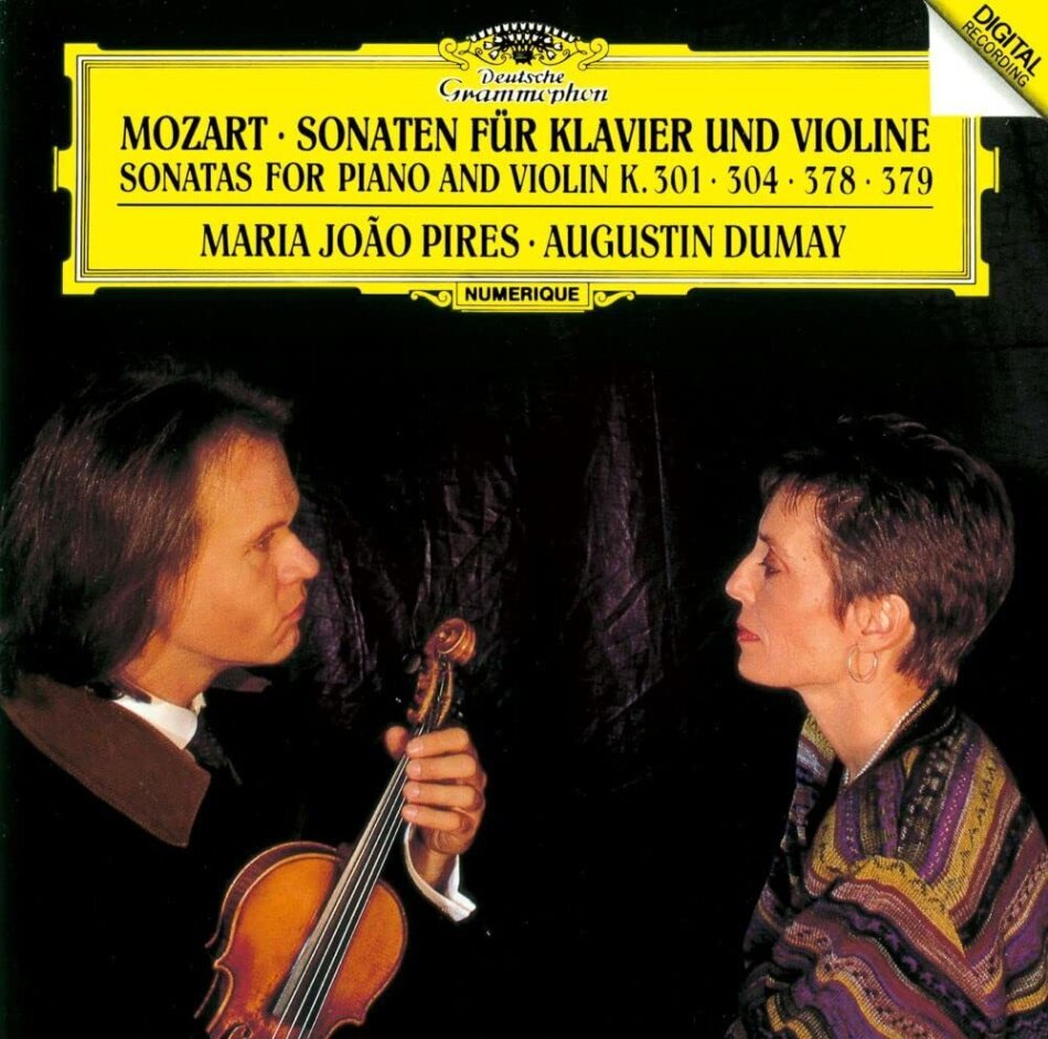 Wolfgang Amadeus Mozart (1756-1791), Maria Joao Pires & Augustin Dumay - Violin Sonatas K 301 304 378 & 379 2023 Reissue, Japan Edition