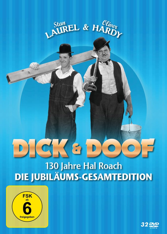 Dick und Doof - 130 Jahre Hal Roach Anniversary Edition, 31 DVDs