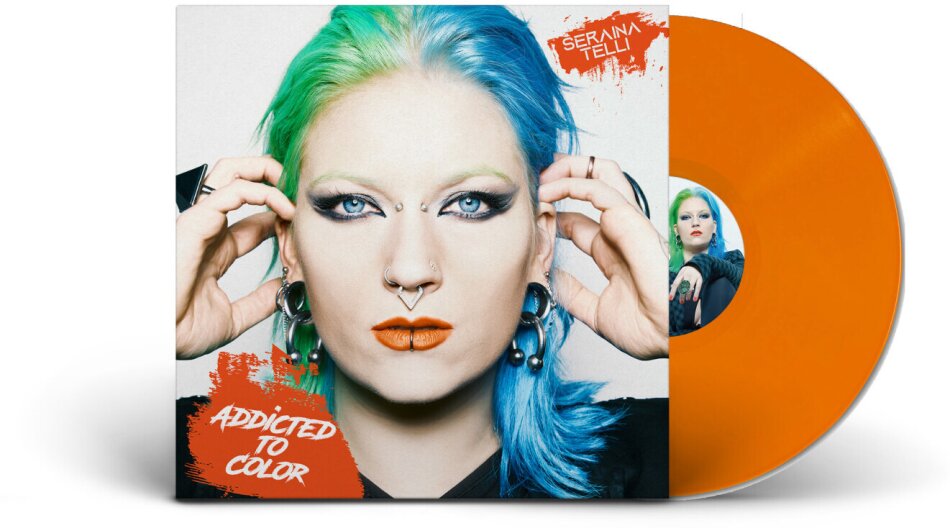 Seraina Telli - Addicted To Color Limited Edition, Orange Vinyl, LP