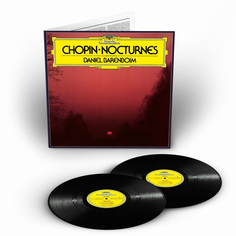 Frédéric Chopin (1810-1849) & Daniel Barenboim - Nocturnes 2023 Reissue, Deutsche Grammophon, 2 LPs