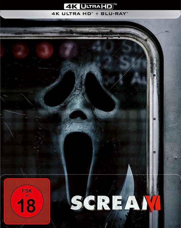 Scream 6 (2023) Limited Edition, Steelbook, 4K Ultra HD + Blu-ray