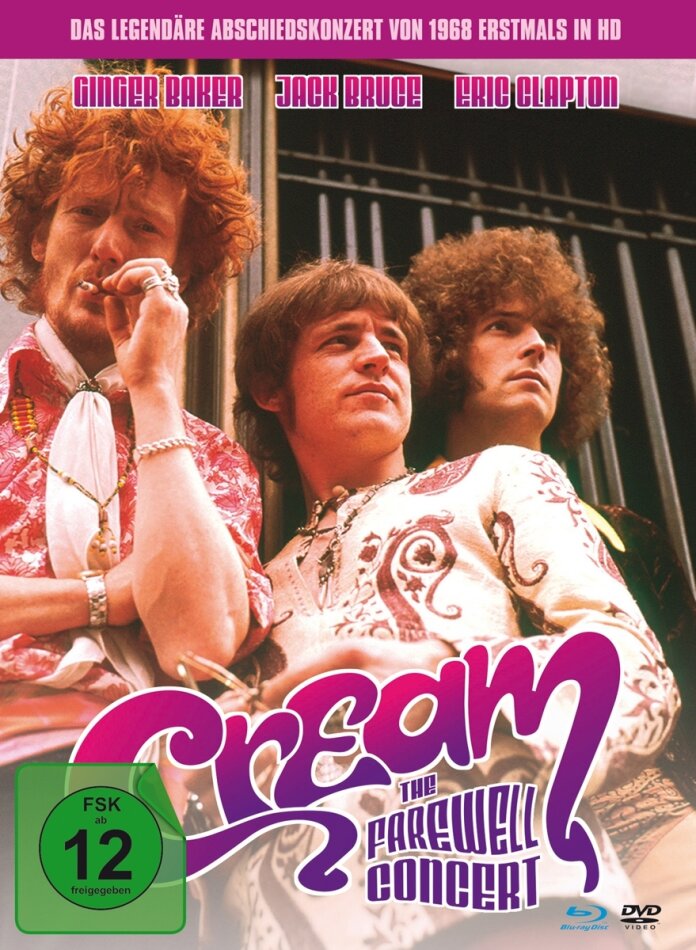 Cream - Farewell Concert Limited Edition, Mediabook, Blu-ray + DVD