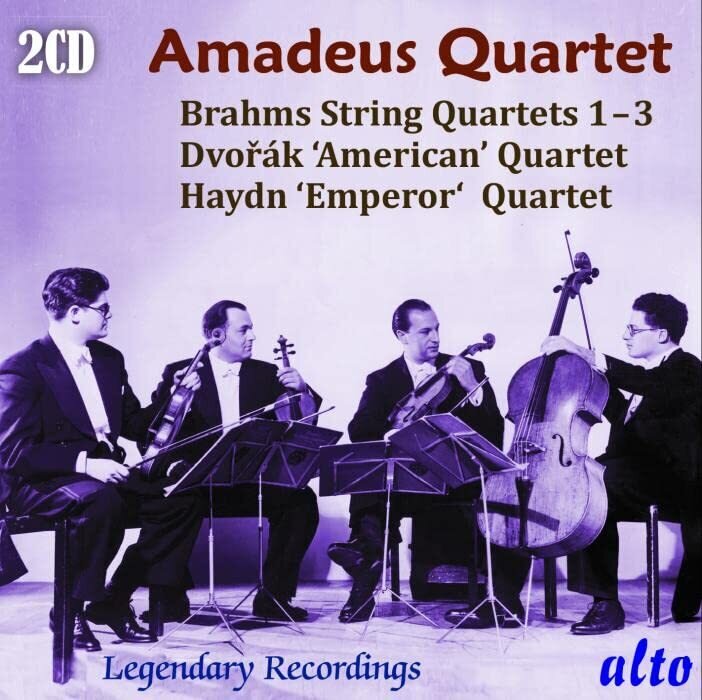 Amadeus Quartet, Johannes Brahms (1833-1897), Antonin Dvorák (1841-1904) & Joseph Haydn (1732-1809) - String Quartets 2 CDs