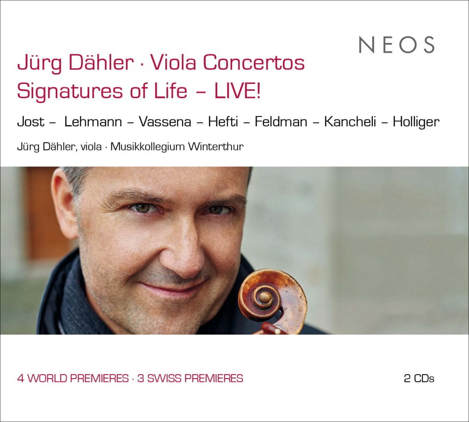 Jürg Dähler, Musikkollegium Winterthur, Jost, Furrer, … - Signatures Of Life - Live! 2 CDs