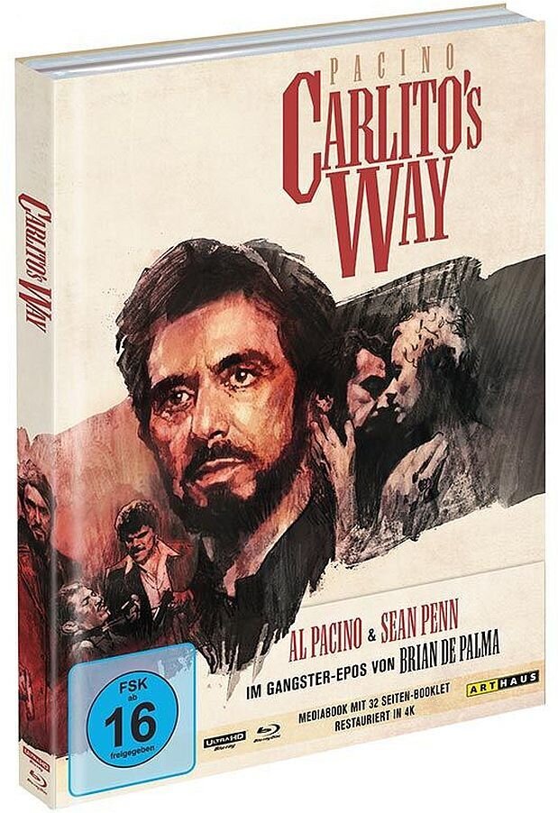 Carlito's Way (1993) Arthaus, Limited Edition, Mediabook, Restored, 4K Ultra HD + Blu-ray