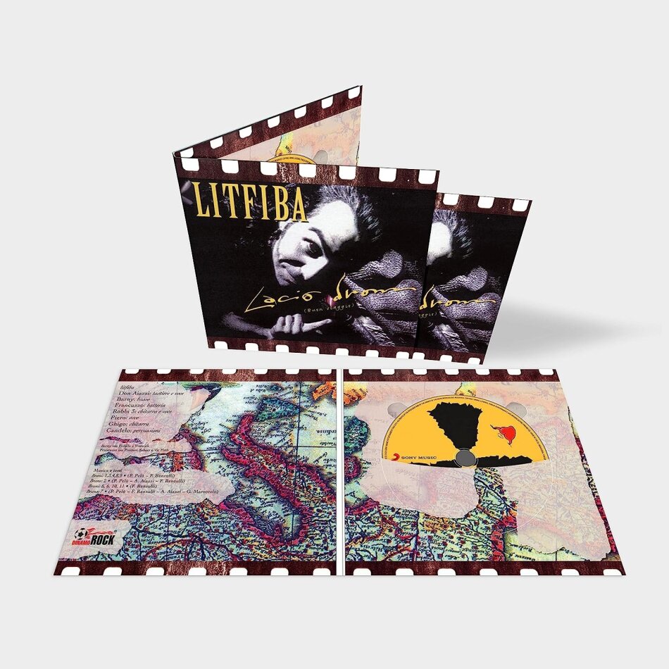 Litfiba - Lacio Drom (Buon Viaggio) 2023 Reissue, CD Polycarbonate Yellow