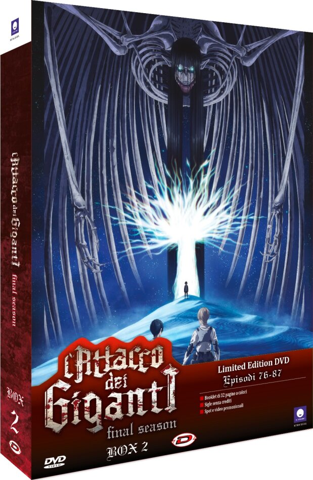 L'Attacco dei Giganti - Final Season - Box 2/3 Slipcase, Digipack, Limited Edition, 3 DVDs