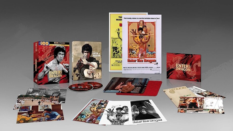 Enter the Dragon (1973) 50th Anniversary Edition, Limited Collector's Edition, Steelbook, 4K Ultra HD + Blu-ray