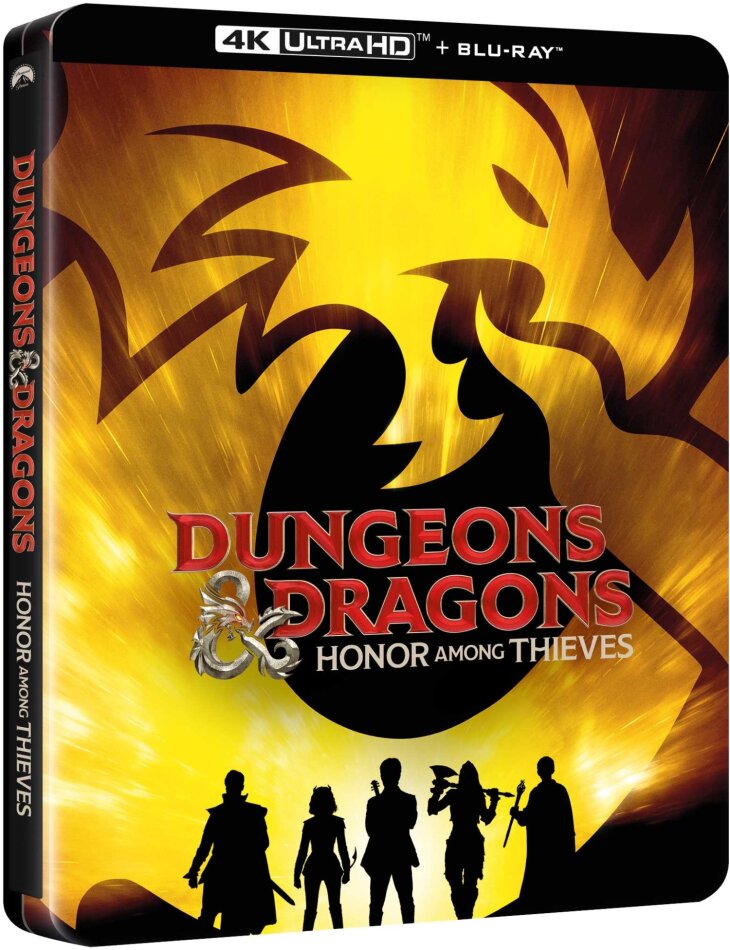 Dungeons & Dragons - L'onore dei ladri (2023) Edizione Limitata, Steelbook, 4K Ultra HD + Blu-ray