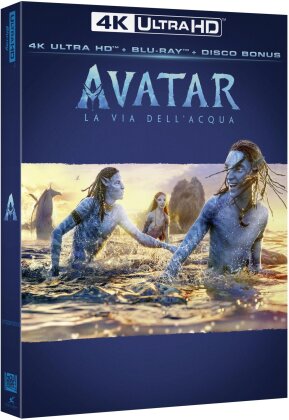 Avatar: La via dell'acqua - Avatar 2 (2022) (O-Card, 4K Ultra HD + 2 Blu-ray)