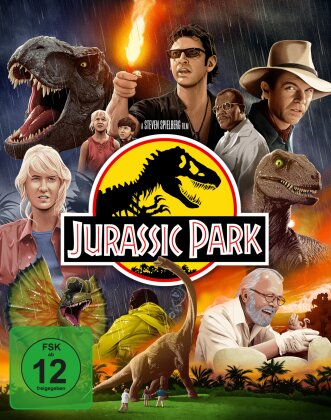 Jurassic Park (1993) (Limited Deluxe Edition, Steelbook, 4K Ultra HD + Blu-ray)