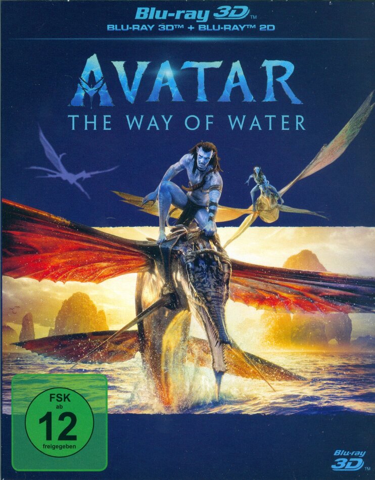 Avatar: The Way of Water - Avatar 2 (2022) 2 Blu-ray 3D + 2 Blu-rays