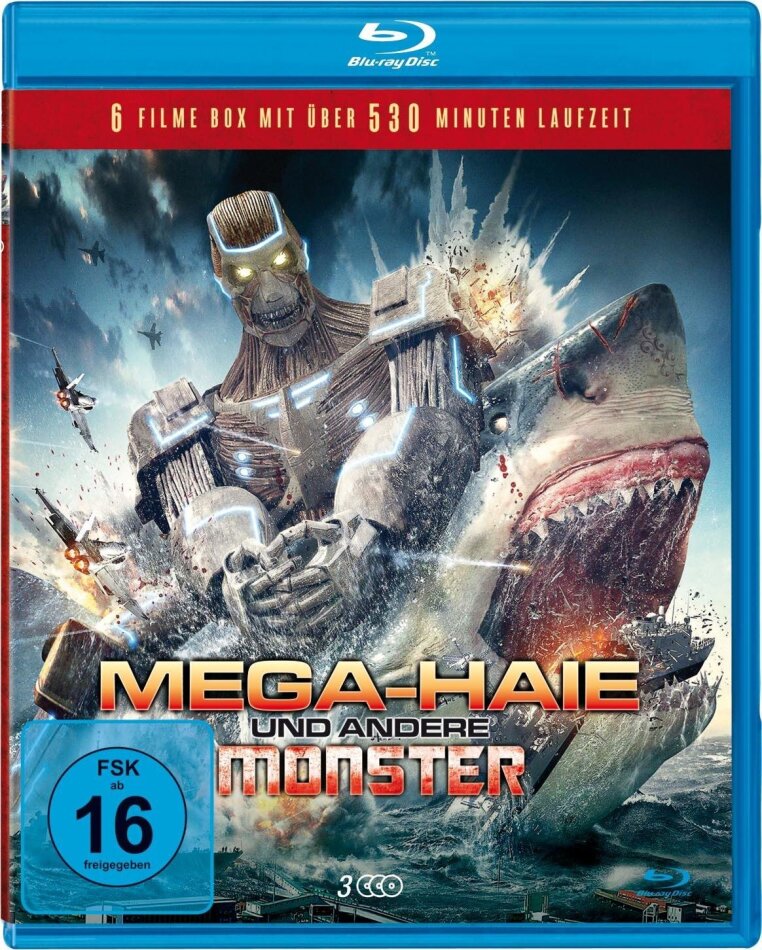 Mega-Haie und andere Monster - 6 Filme Box 3 Blu-rays
