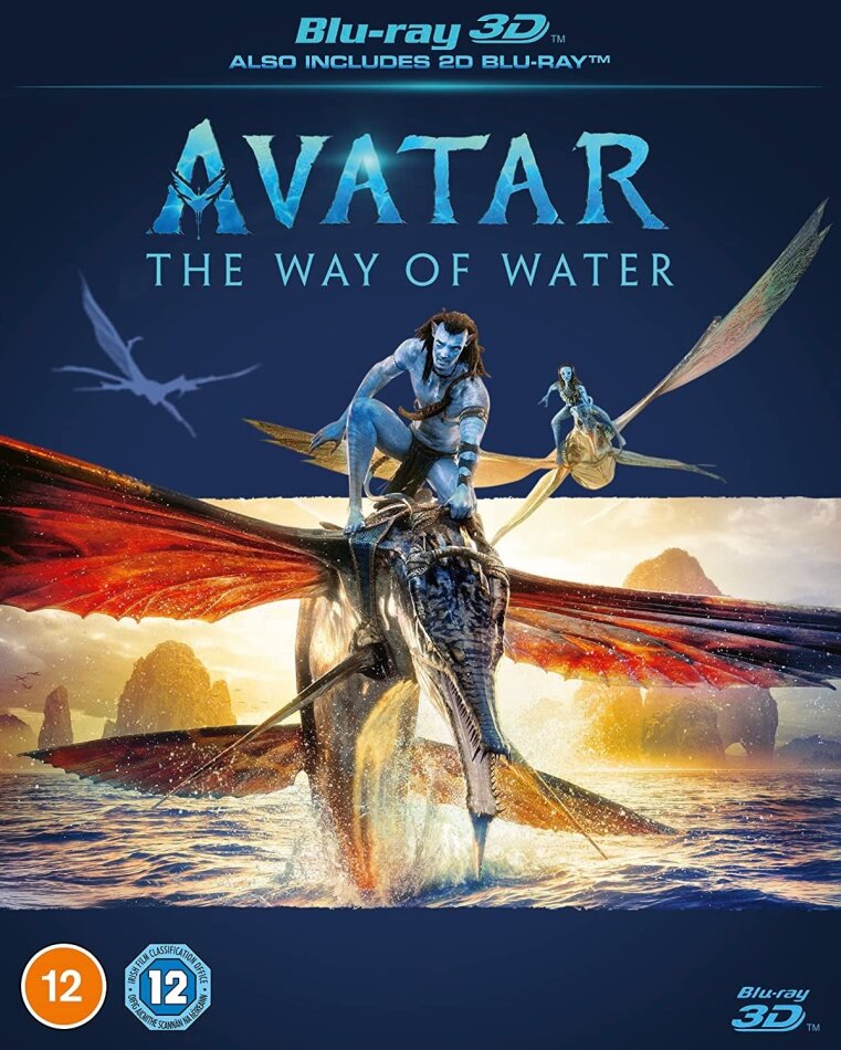 Avatar: The Way of Water - Avatar 2 (2022) 2 Blu-ray 3D + 2 Blu-rays