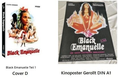 Black Emanuelle (1975) (Cover D, Kinoplakat, Limited Edition, Mediabook, Blu-ray + DVD)