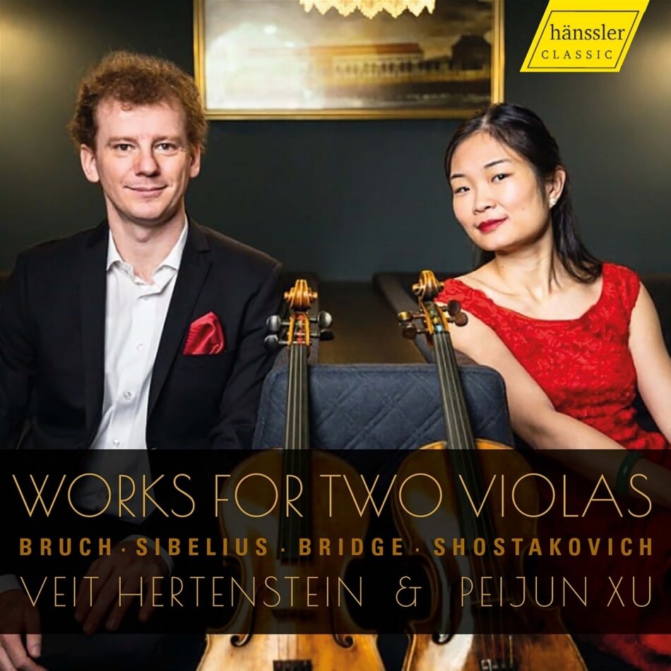 Veit Hertenstein, Peijun Xu, Max Bruch (1838-1920), Jean Sibelius (1865-1957), … - Works For Two Violas