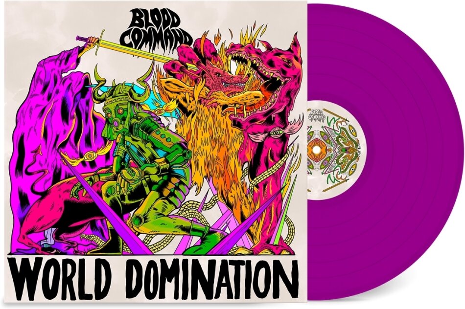 Blood Command - World Domination Neon Violet Vinyl, LP