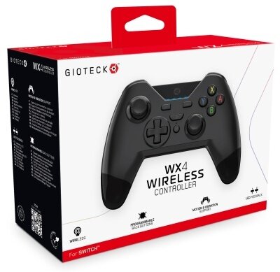 Freemode - WX-4 Wireless Premium Bluetooth LED Controller for Nintendo Switch (Black)