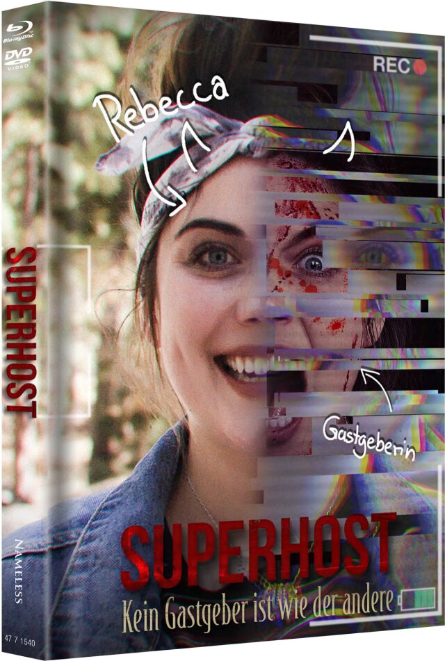 Superhost (2021) Cover C, Limited Edition, Mediabook, Blu-ray + DVD