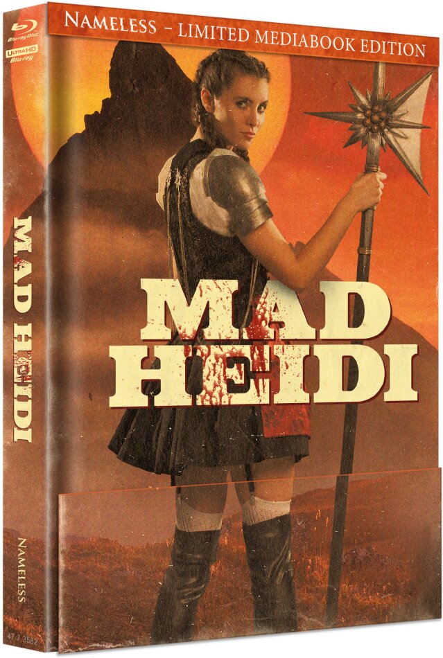 Mad Heidi (2022) Cover B, Limited Edition, Mediabook, 4K Ultra HD + Blu-ray + CD