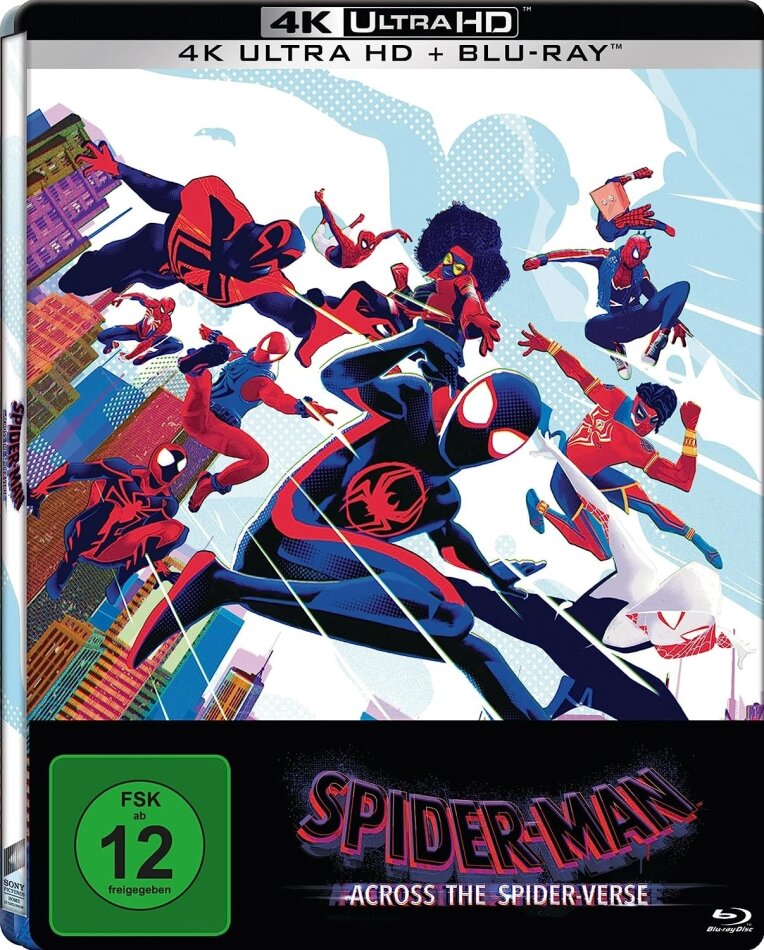 Spider-Man: Across the Spider-Verse (2023) Édition Limitée, Steelbook, 4K Ultra HD + Blu-ray