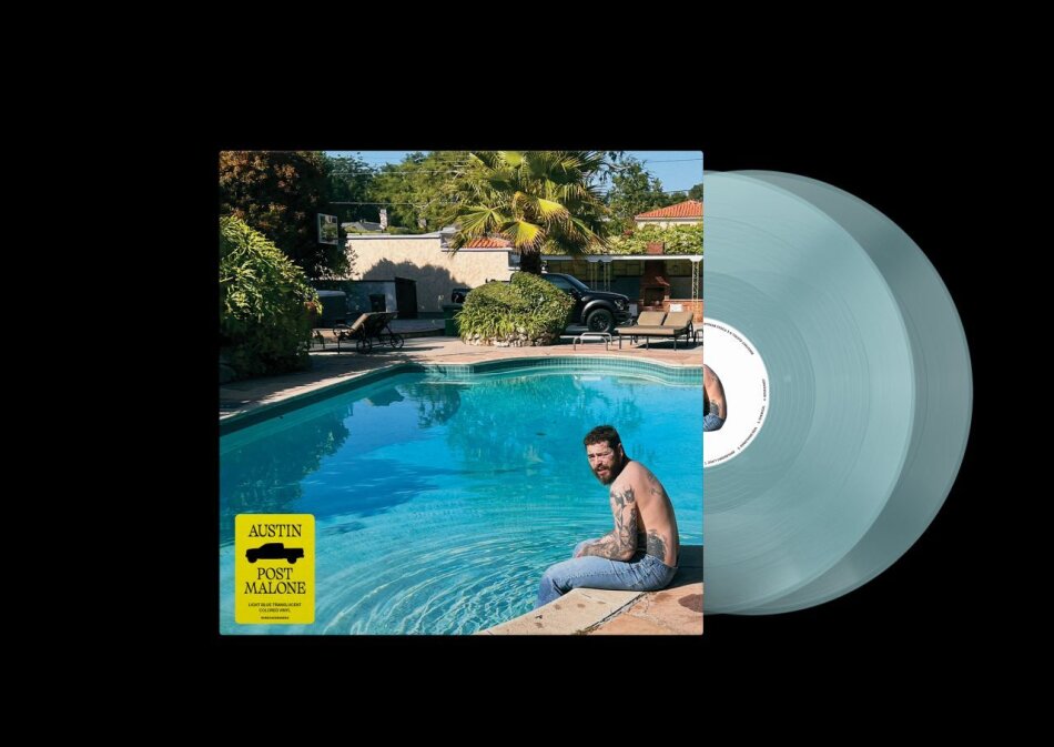 Post Malone - Austin Indie Exclusive, Gatefold, Light Blue Vinyl, 2 LP