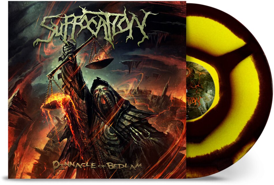 Suffocation - Pinnacle Of Bedlam 2023 Reissue, Nuclear Blast, Limited Edition, Yellow/Black Vinyl, LP