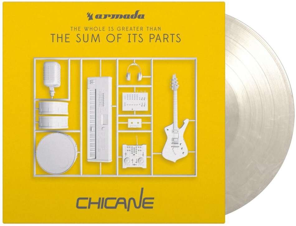 Chicane - Whole Is Greater Than The Sum Of Its Parts 2023 Reissue, Music On Vinyl, Limited to 1000 Copies, White Marbled Vinyl, 2 LPs