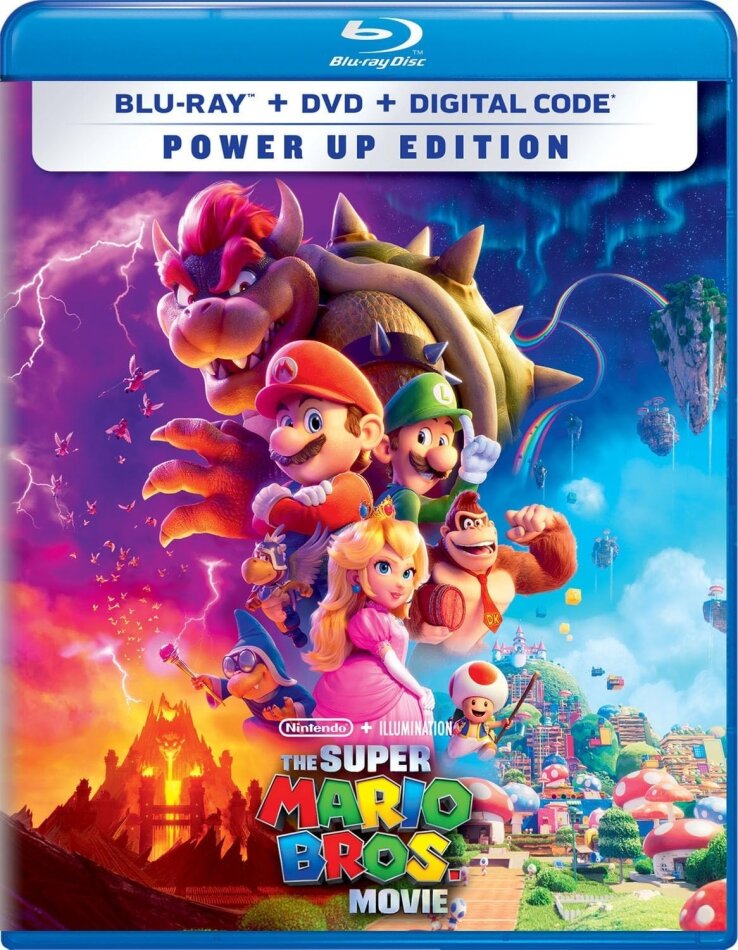The Super Mario Bros. Movie (2023) Power Up Edition, Blu-ray + DVD